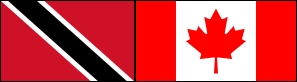 Flag of Trinidad & Tobago and Flag of Canada